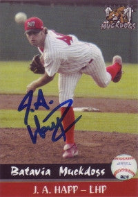 JA Happ 2004 Batavia Muckdogs (Autograph)