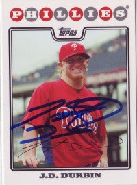 JD Durbin 2008 Topps (Autograph)