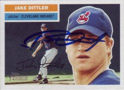 Jake Dittler 2005 Topps Heritage #140 (Autograph)