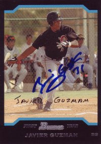 Javier Guzman 2004 Bowman #220 (Autograph)
