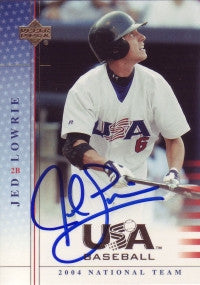 Jed Lowrie 2005 Upper Deck USA #36 (Autograph)
