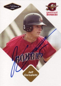 Jeff Corsaletti 2005 Just Minors Justifiable #17 (Autograph)