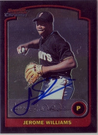 Jerome Williams 2003 Bowman Chrome Draft Picks #27 (Autograph)