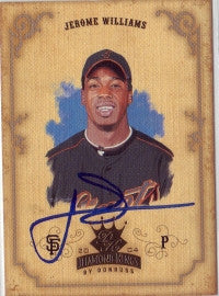 Jerome Williams 2004 Donruss Diamond Kings #30 (Autograph)