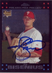 Joe Bisenius 2007 Topps Chrome (Autograph)