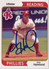 Joey Hammond 2007 MultiAd Sports Reading Phillies #9 (Autograph)