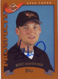 Joey Hammond 2002 Topps Traded (Autograph)