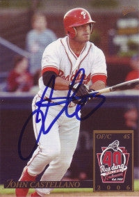 John Castellano 2006 MultiAd Reading Phillies #4 (Autograph)