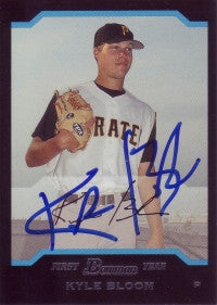 Kyle Bloom 2004 Bowman Draft Picks #112 (Autograph)
