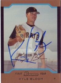 Kyle Bloom 2004 Bowman Draft Picks Gold #112 (Autograph)