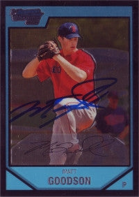 Matt Goodson 2007 Bowman Chrome Prospects (Autograph)