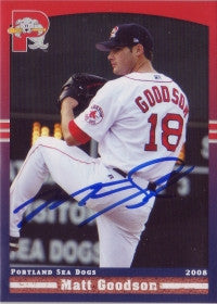 Matt Goodson 2008 Portland Seadogs (Autograph)