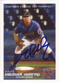 Michael Aubrey 2005 GrandStand Eastern League Top Prospects (Autograph)