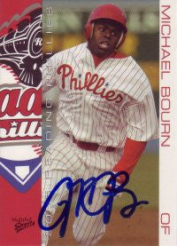 Michael Bourn 2005 MultiAd Reading Phillies #1 (Autograph)