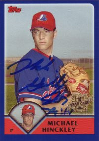 Michael Hinckley 2003 Topps Traded (Autograph)