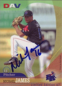 Michael James 2006 Wilmington Blue Rocks DAV (Autograph)