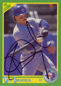 Pete Incaviglia 1990 Score #93 (Black Autograph)