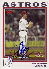 Phil Garner 2004 Topps Traded #70 (Autograph)