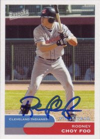 Rodney Choy Foo 2004 Bazooka #289 (Autograph)