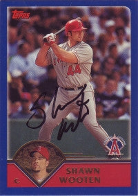 Shawn Wooten 2003 Topps #576 (Autograph)