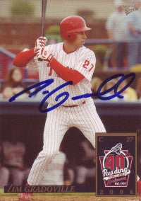 Tim Gradoville 2006 MultiAd Reading Phillies #7 (Autograph)