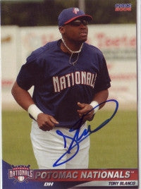 Tony Blanco 2006 Choice Potomac Nationals #6 (Autograph)