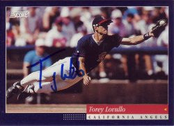 Torey Lovullo 1993 Score #179 (Autograph)