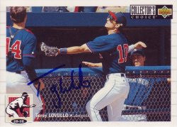 Torey Lovullo 1994 Upper Deck Collectors Choice #179 (Autograph)