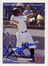 Tripper Johnson 2005 GrandStand Eastern League Top Prospect (Autograph)