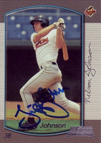 Tripper Johnson 2000 Bowman #106 (Autograph)