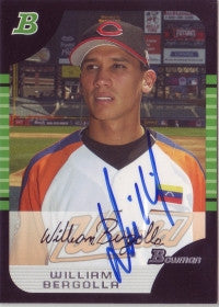 William Bergolla 2005 Bowman Draft Picks (Autograph)