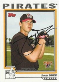 Zach Duke 2004 Topps #325 (Autograph)