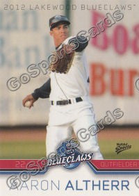 2012 Lakewood BlueClaws Aaron Altherr