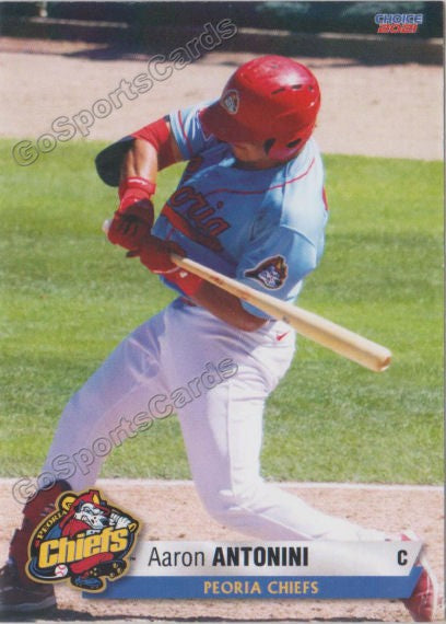 2021 Peoria Chiefs Aaron Antonini