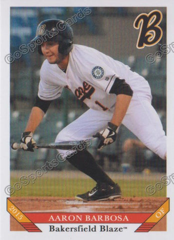 2015 Bakersfield Blaze Aaron Barbosa