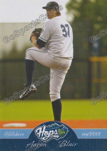 2013 Hillsboro Hops Aaron Blair