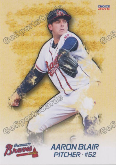 2016 Gwinnett Braves Aaron Blair
