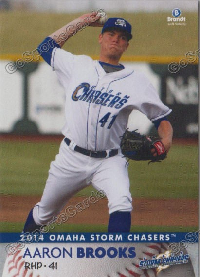 2014 Omaha Storm Chasers Aaron Brooks
