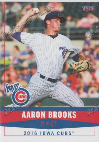 2016 Iowa Cubs Aaron Brooks