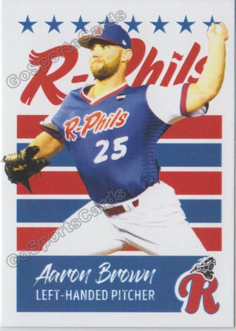 2019 Reading Fightin Phils U3 Aaron Brown