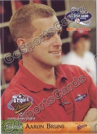 2003 Pacific Coast League All-Star Multi-Ad Aaron Bruns TR
