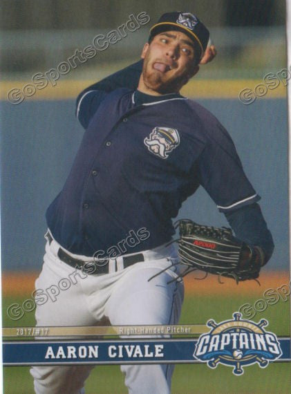 2017 Lake County Captains Aaron Civale