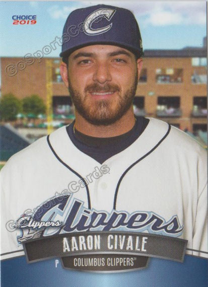 2019 Columbus Clippers Aaron Civale