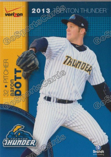 2013 Trenton Thunder Aaron Dott