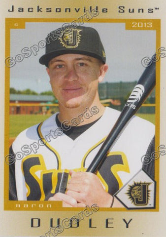 2013 Jacksonville Suns Aaron Dudley
