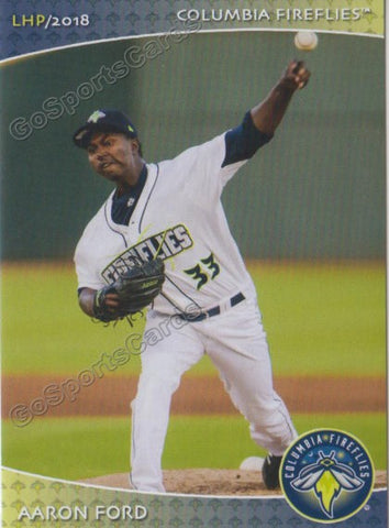 2018 Columbia Fireflies Aaron Ford