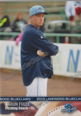 2013 Lakewood BlueClaws Aaron Fultz