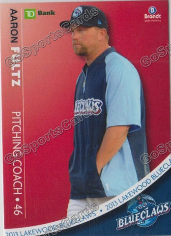 2013 Lakewood BlueClaws SGA Aaron Fultz