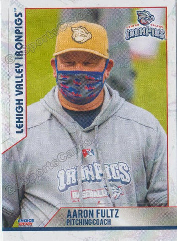 2021 Lehigh Valley Ironpigs Aaron Fultz