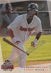 2012 New Britain Rock Cats Aaron Hicks